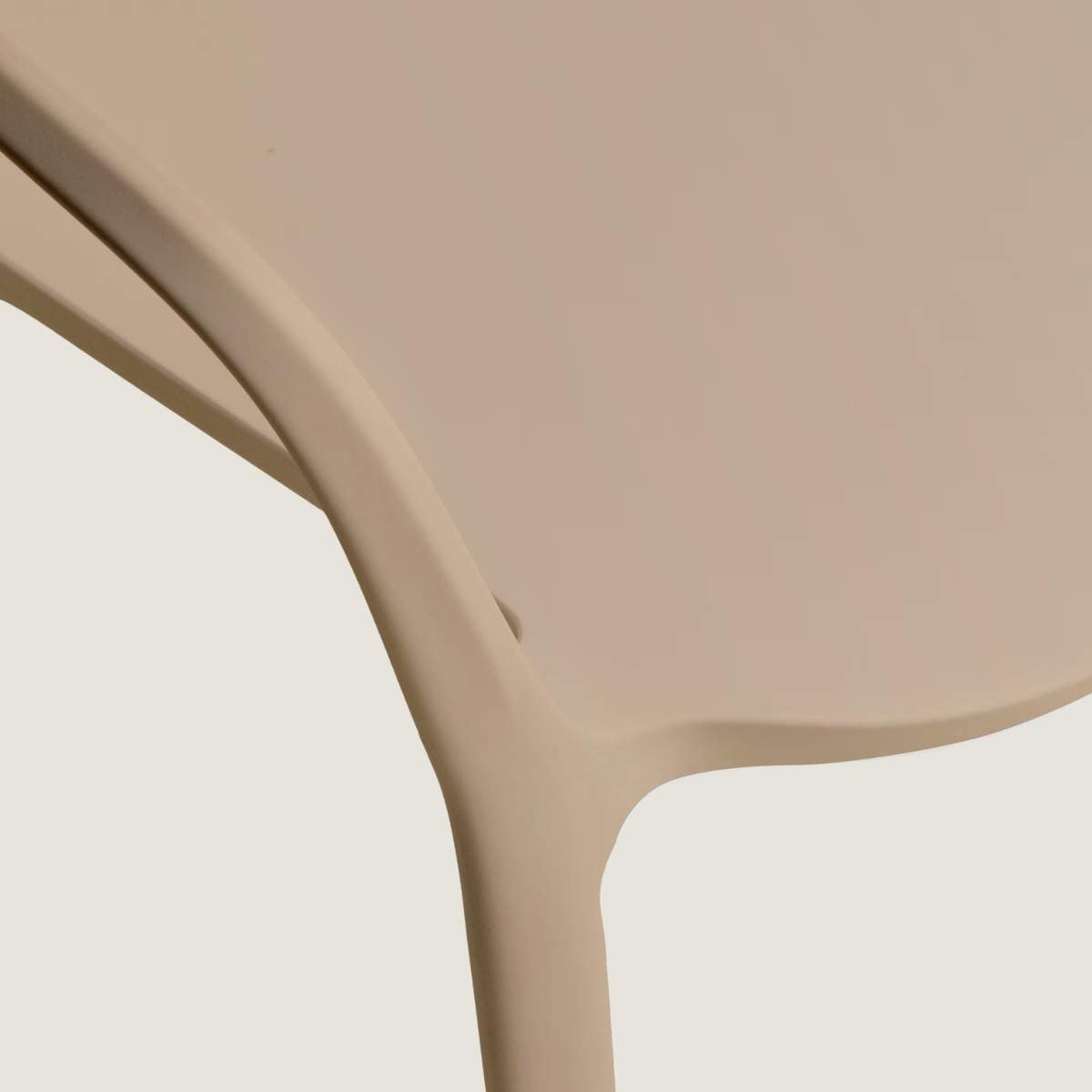 Kave Home Ania stackable outdoor chair in beige