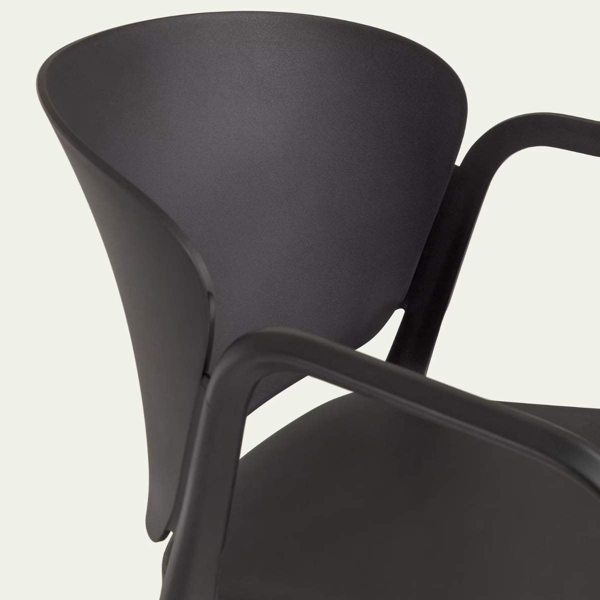 Kave Home Ania stackable outdoor chair in beige