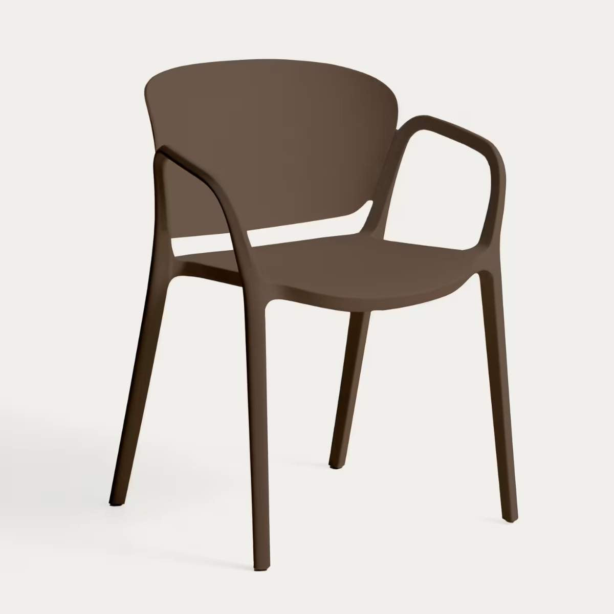 Kave Home Ania stackable outdoor chair in beige