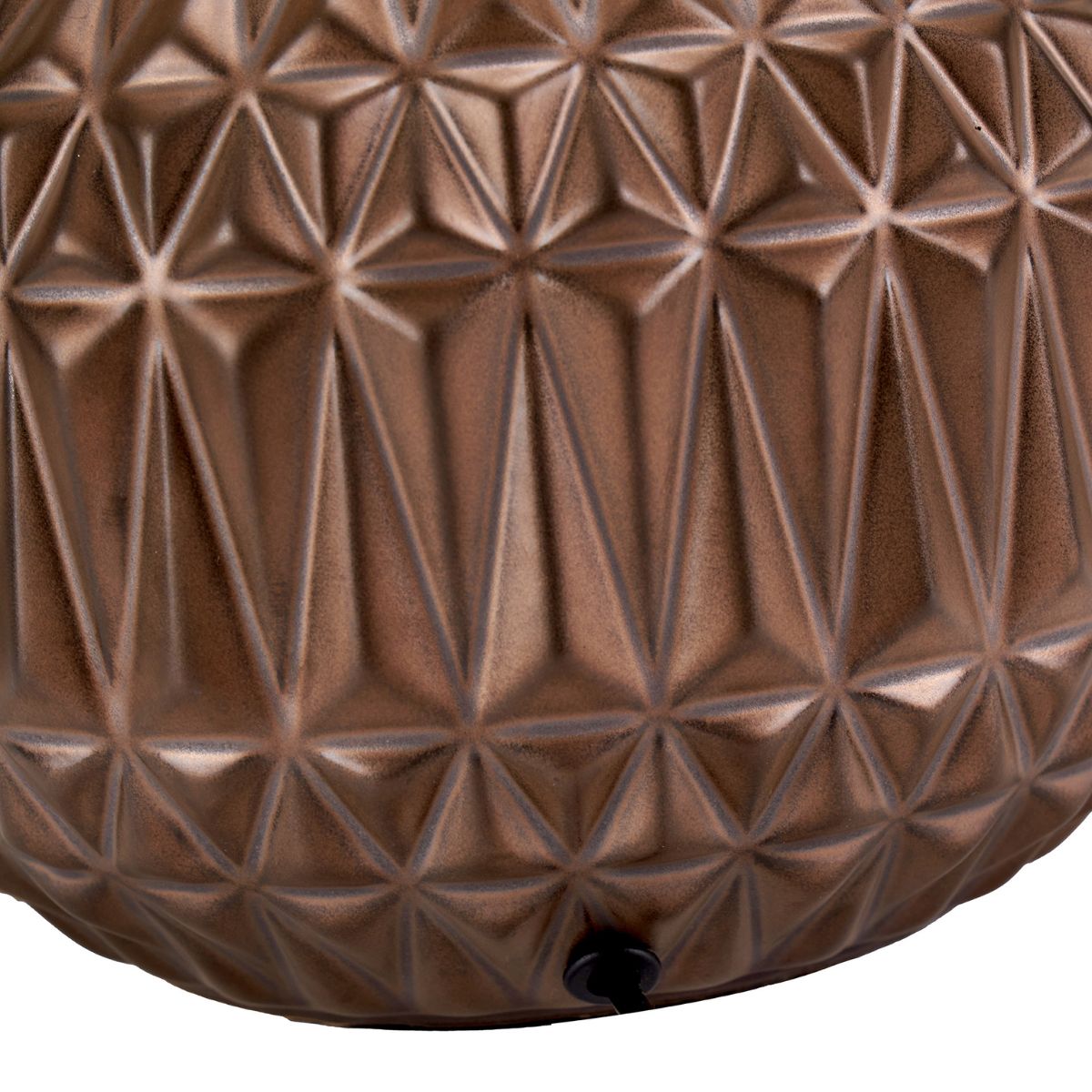 Pacific Lifestyle Anneli Bronze Aztec Texture Ceramic Table Lamp