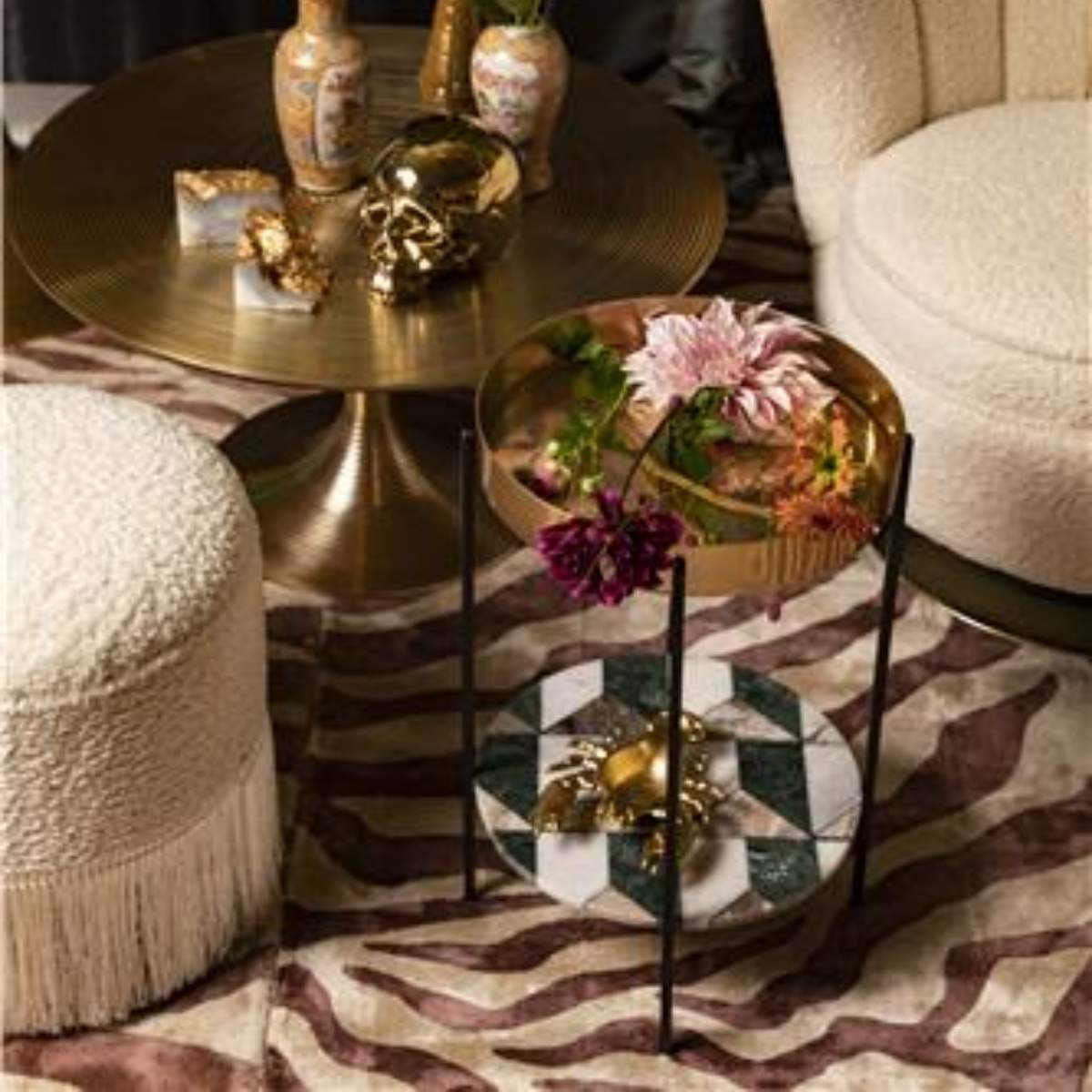 Bold Monkey Another Marble Side Table