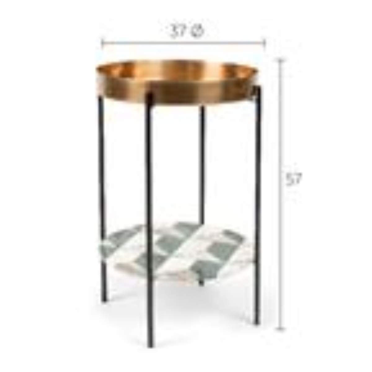 Bold Monkey Another Marble Side Table