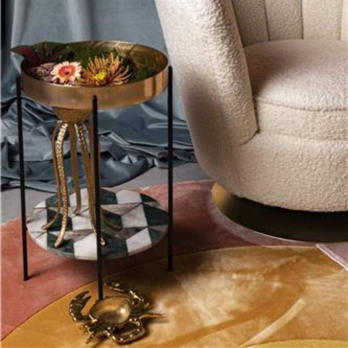 Bold Monkey Another Marble Side Table