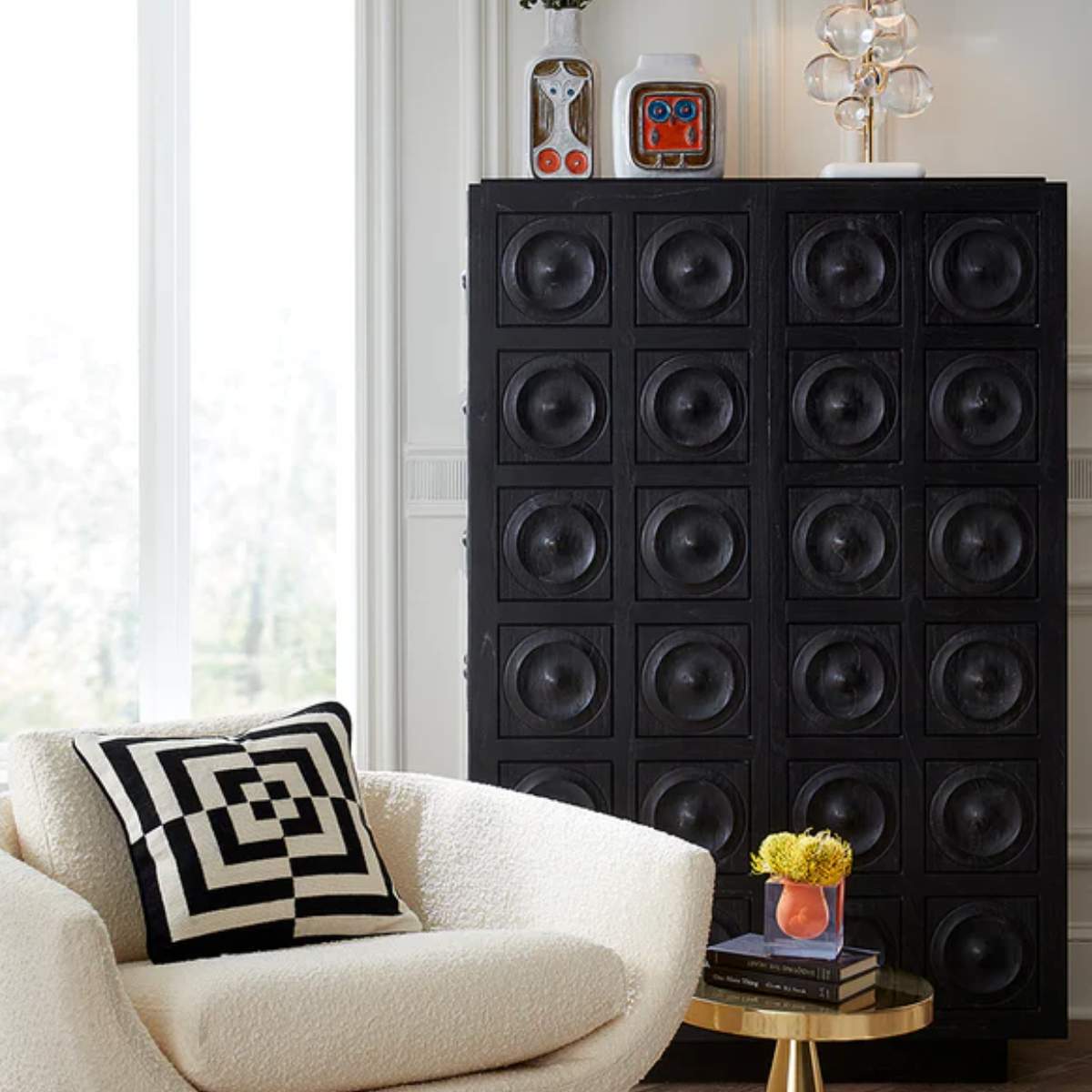 Jonathan Adler Antwerp Circles Cabinet