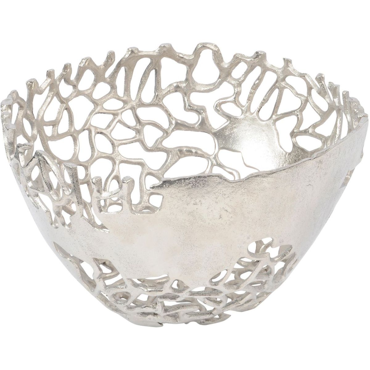 Libra Interiors Apo Coral Aluminium Bowl - Set of 2