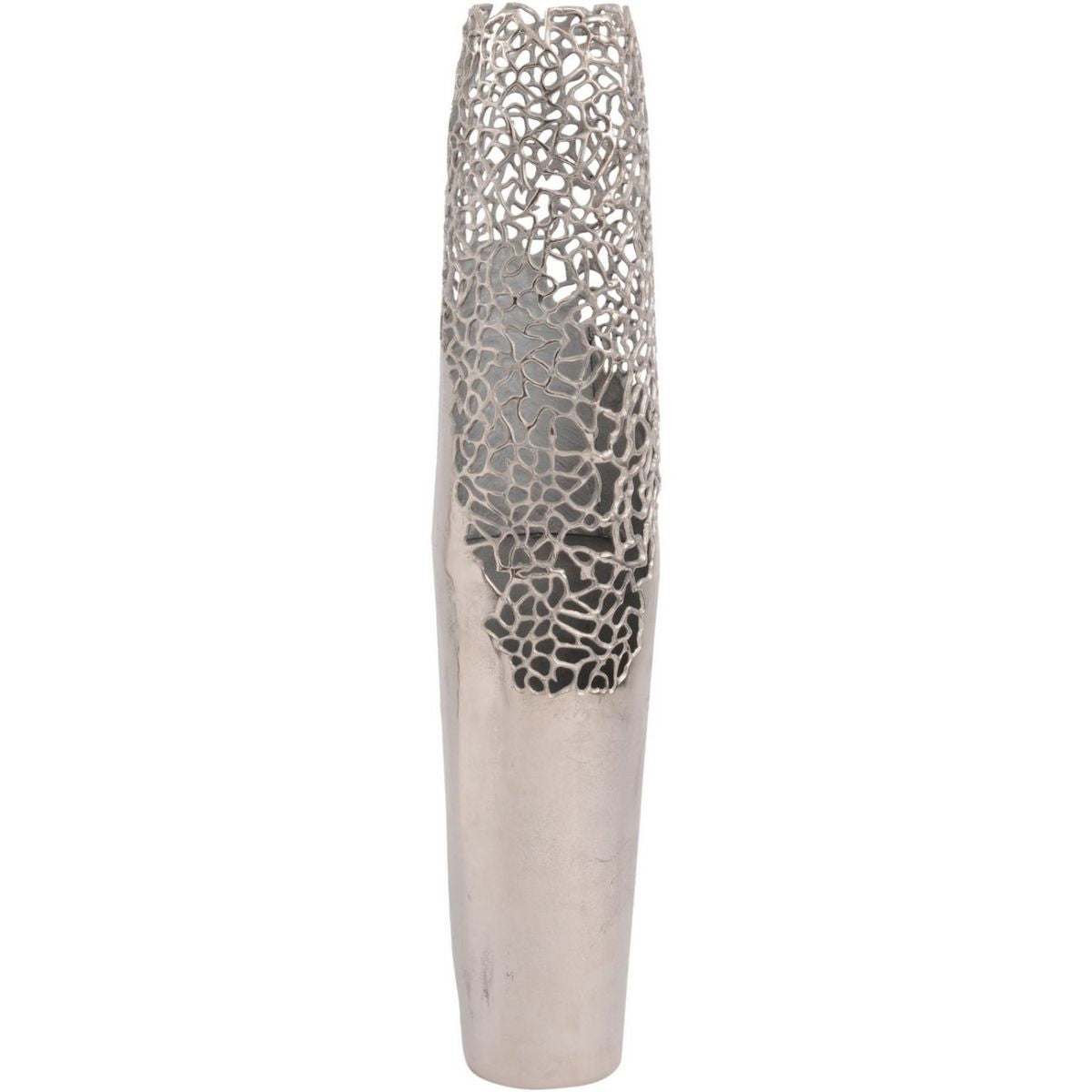 Libra Interiors Apo Coral Aluminium Large Vase