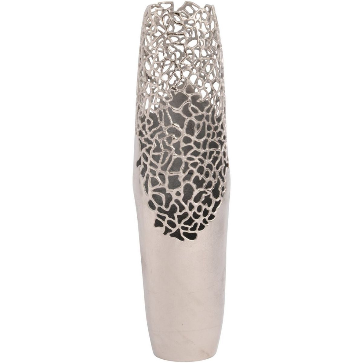Libra Interiors Apo Coral Aluminium Small Vase