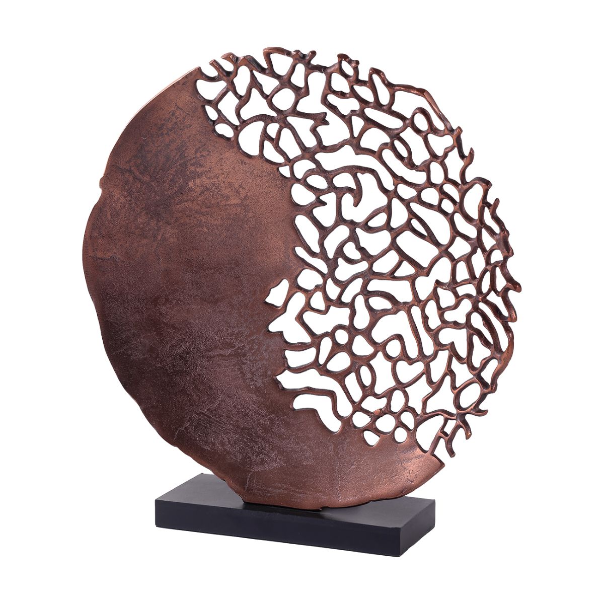 Libra Interiors Apo Coral Raw Bronze Sculpture