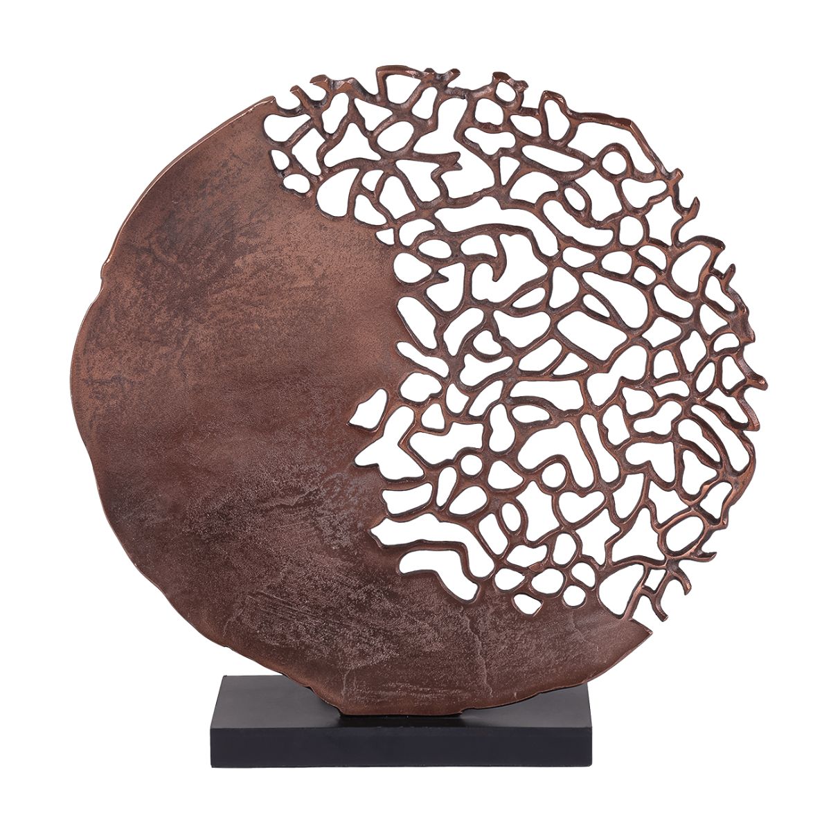 Libra Interiors Apo Coral Raw Bronze Sculpture