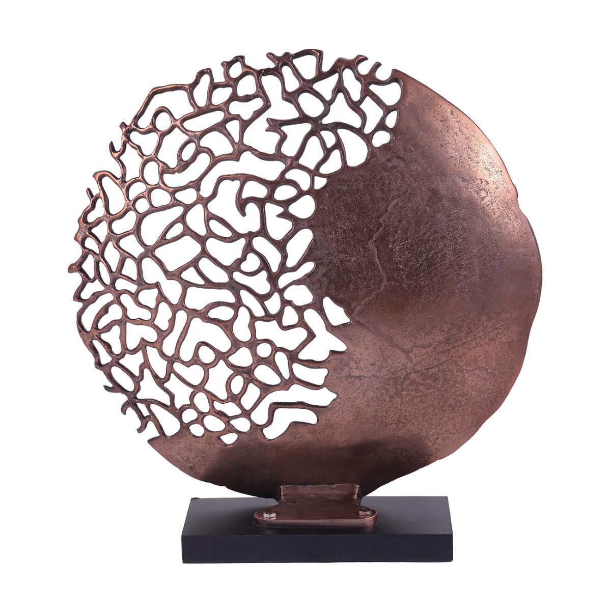 Libra Interiors Apo Coral Raw Bronze Sculpture