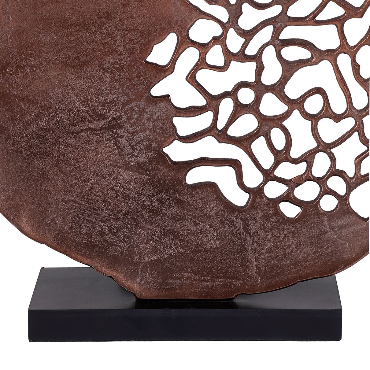 Libra Interiors Apo Coral Raw Bronze Sculpture