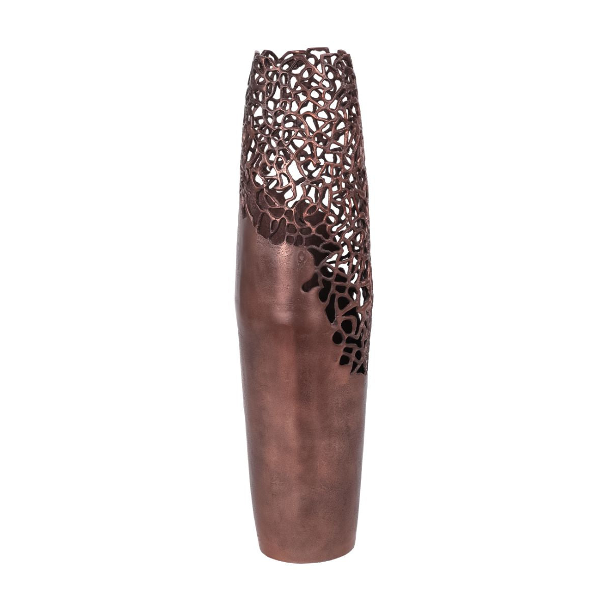 Libra Interiors Apo Coral Raw Bronze Vase