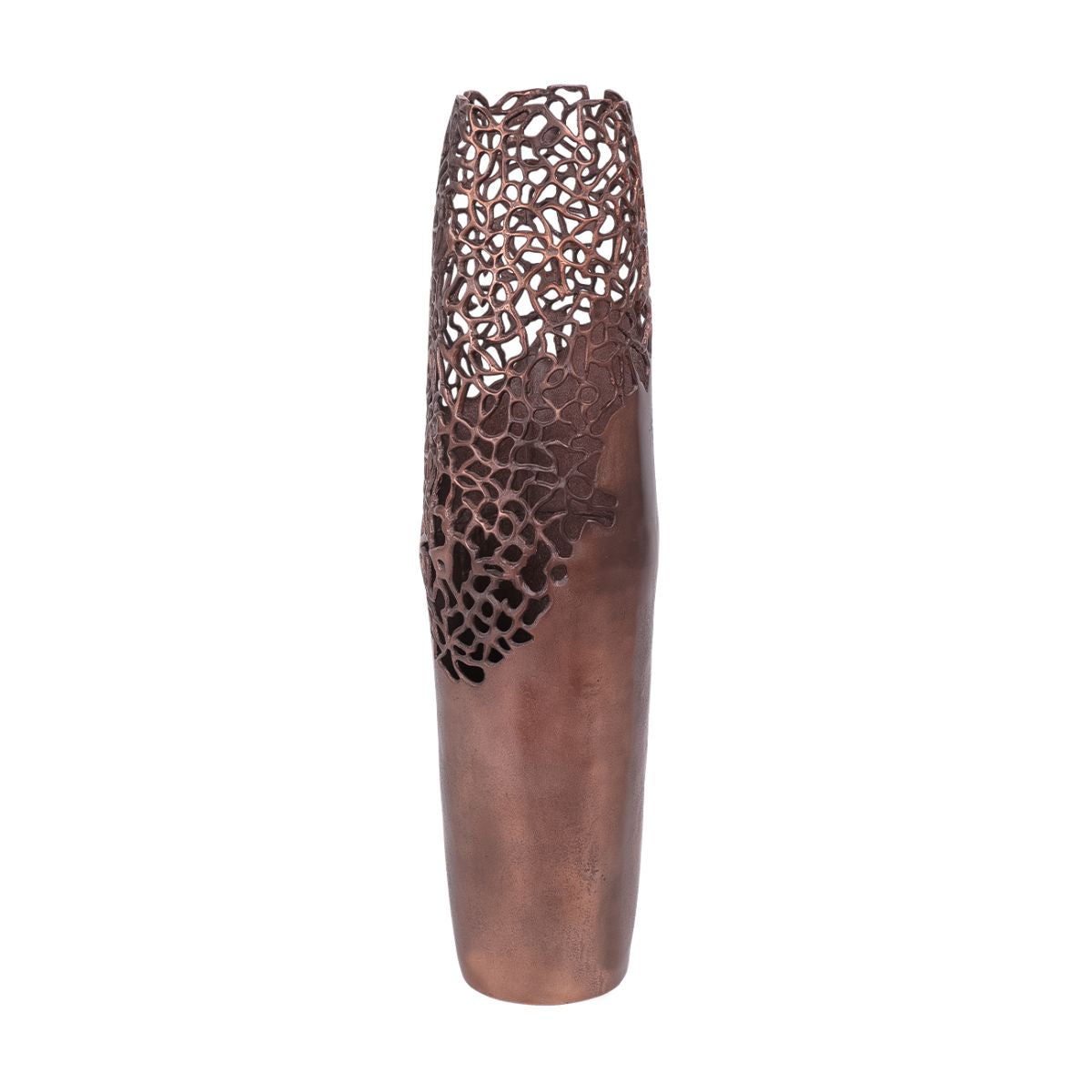 Libra Interiors Apo Coral Raw Bronze Vase