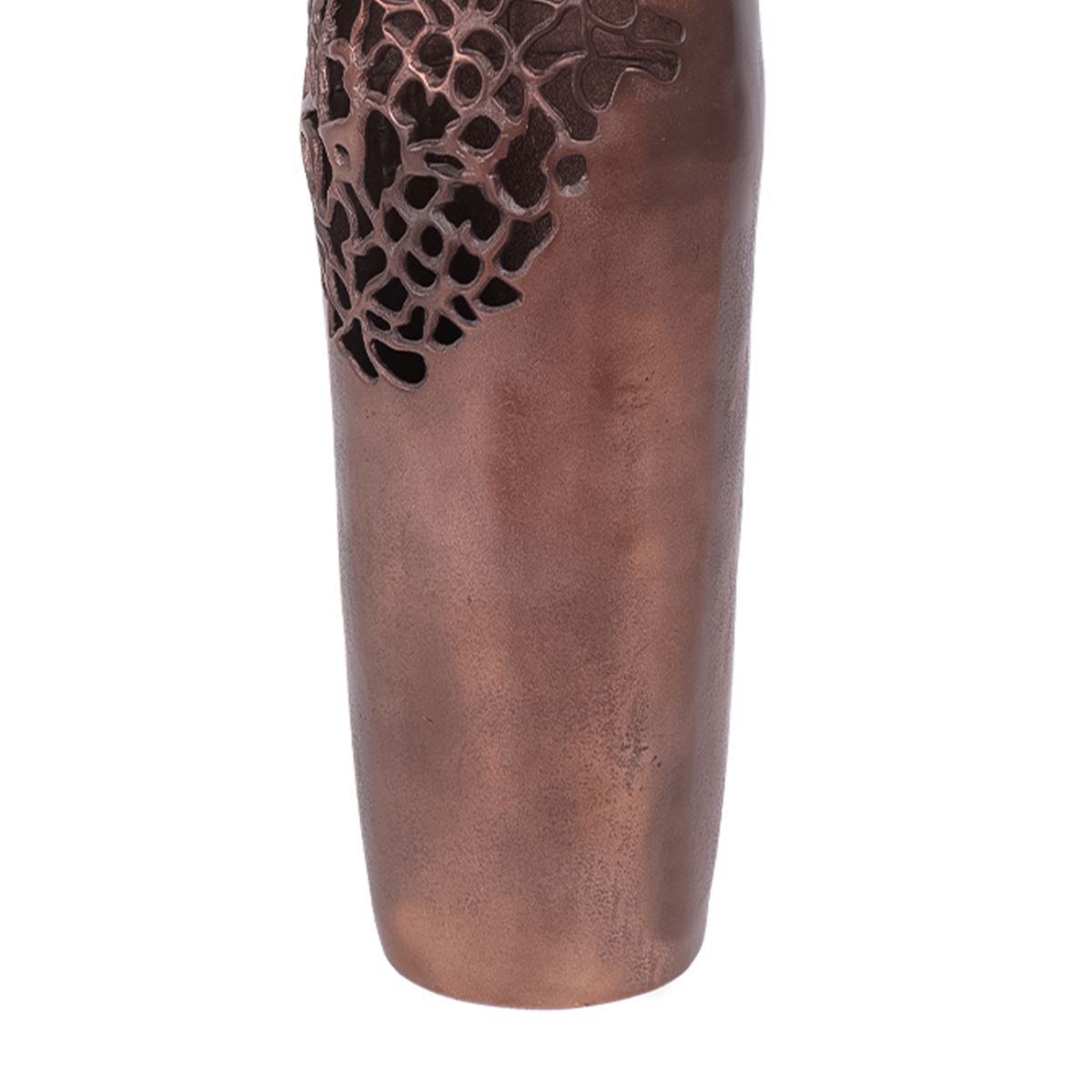 Libra Interiors Apo Coral Raw Bronze Vase
