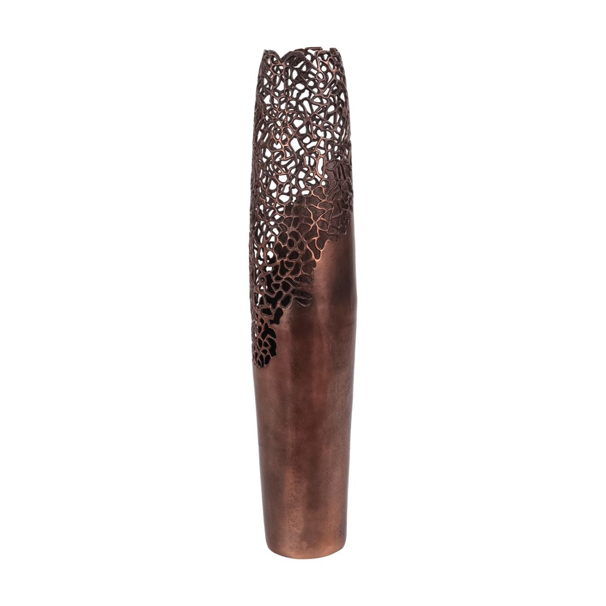 Libra Interiors Apo Coral Raw Bronze Vase