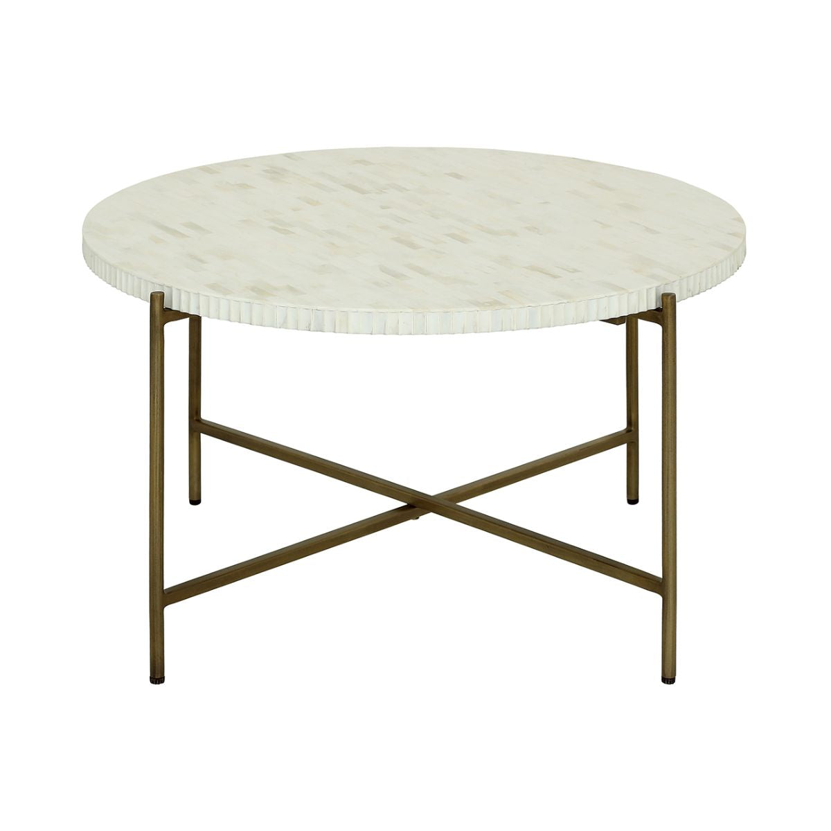 Libra Interiors Apollo Bone Inlay Coffee Table