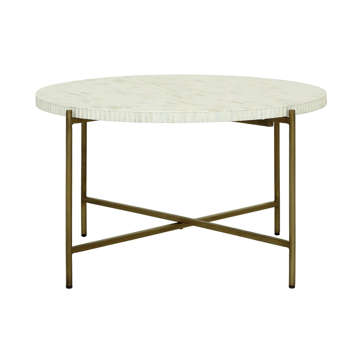 Libra Interiors Apollo Bone Inlay Coffee Table
