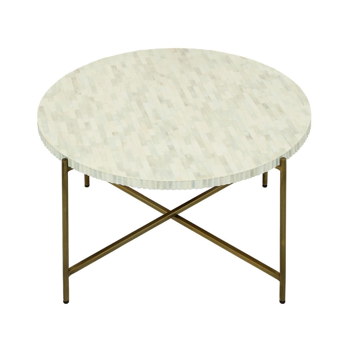 Libra Interiors Apollo Bone Inlay Coffee Table