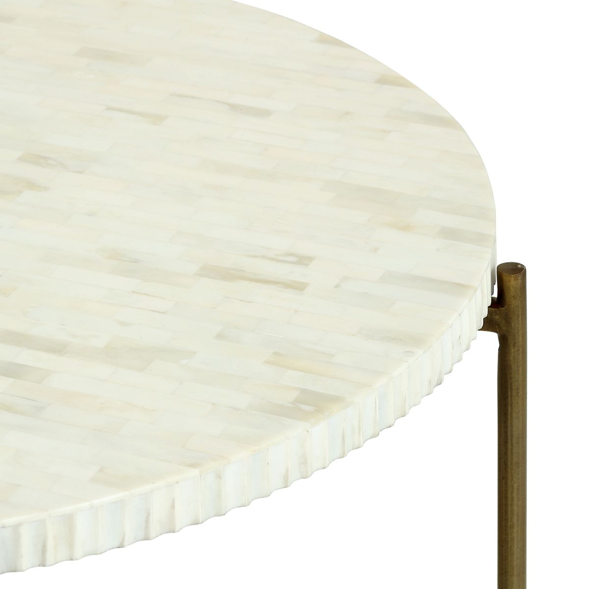 Libra Interiors Apollo Bone Inlay Coffee Table