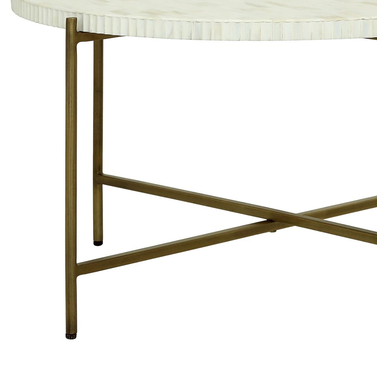 Libra Interiors Apollo Bone Inlay Coffee Table