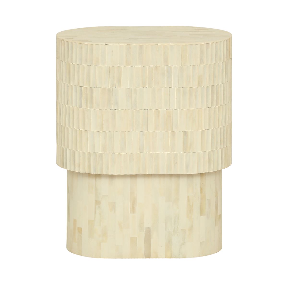 Libra Interiors Apollo Bone Inlay Side Table