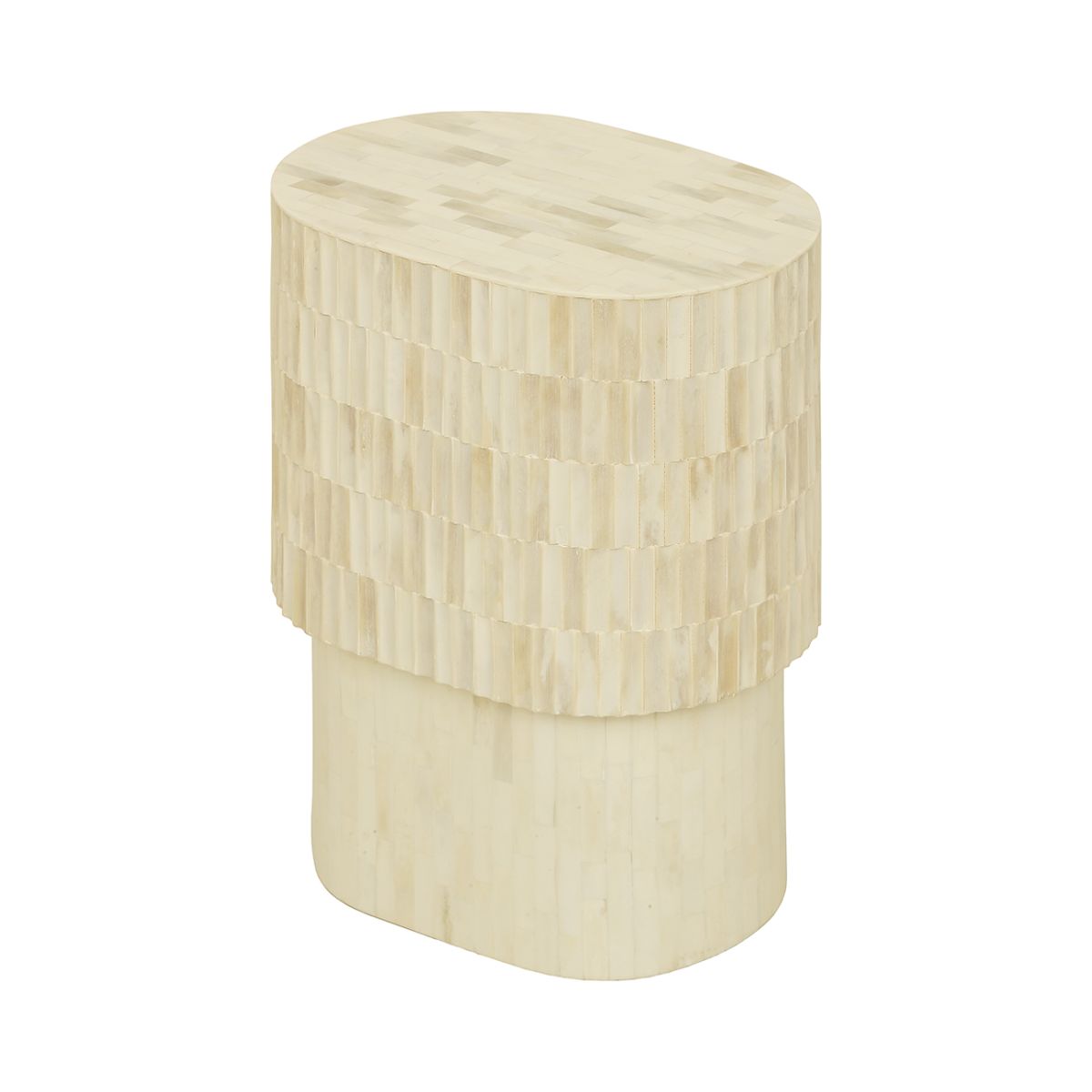Libra Interiors Apollo Bone Inlay Side Table