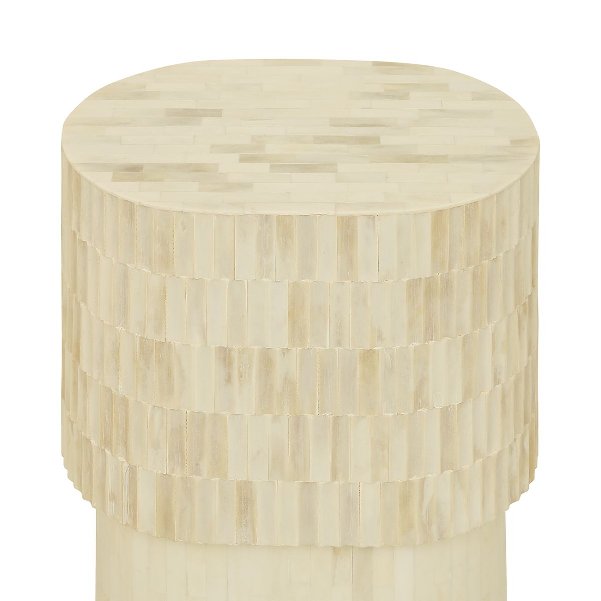 Libra Interiors Apollo Bone Inlay Side Table