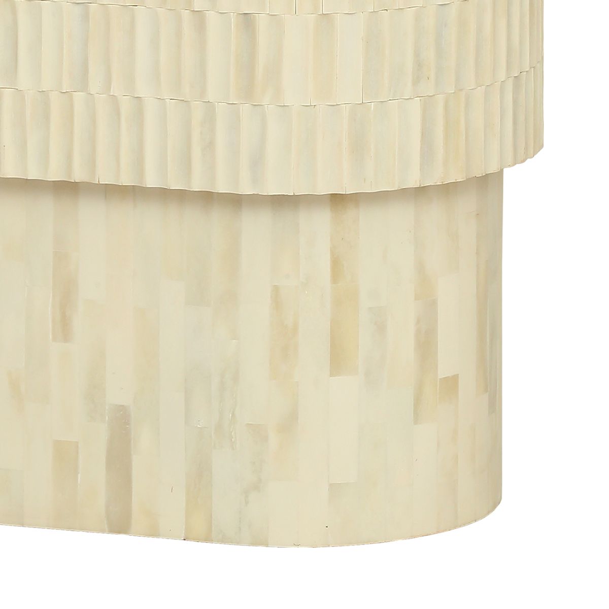 Libra Interiors Apollo Bone Inlay Side Table