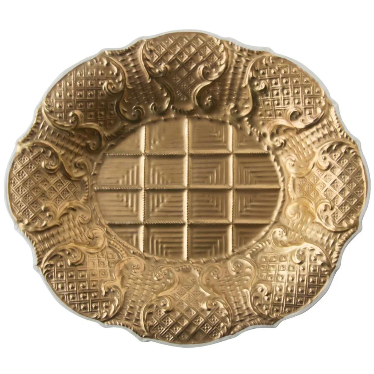 Villari Arabesque Gold Trinket Dish