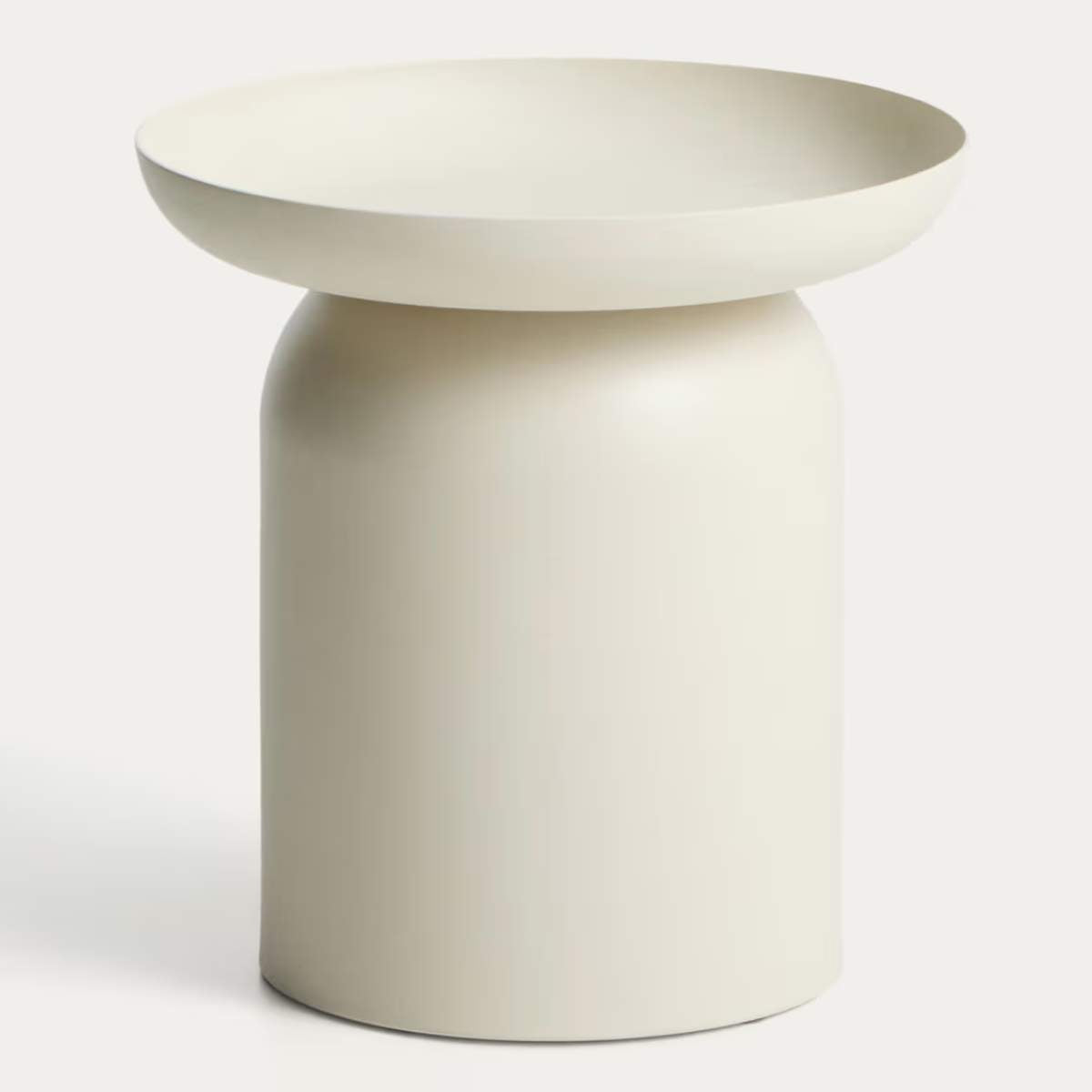 Kave Home Arcola side table in brown aluminium Ø45cm