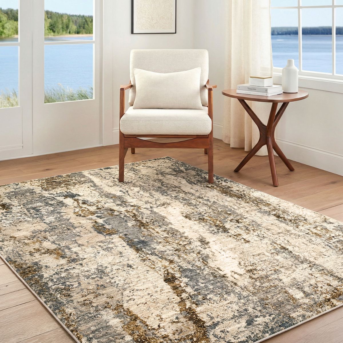 Surya Livabliss Arda Abstract Modern Marble Rug