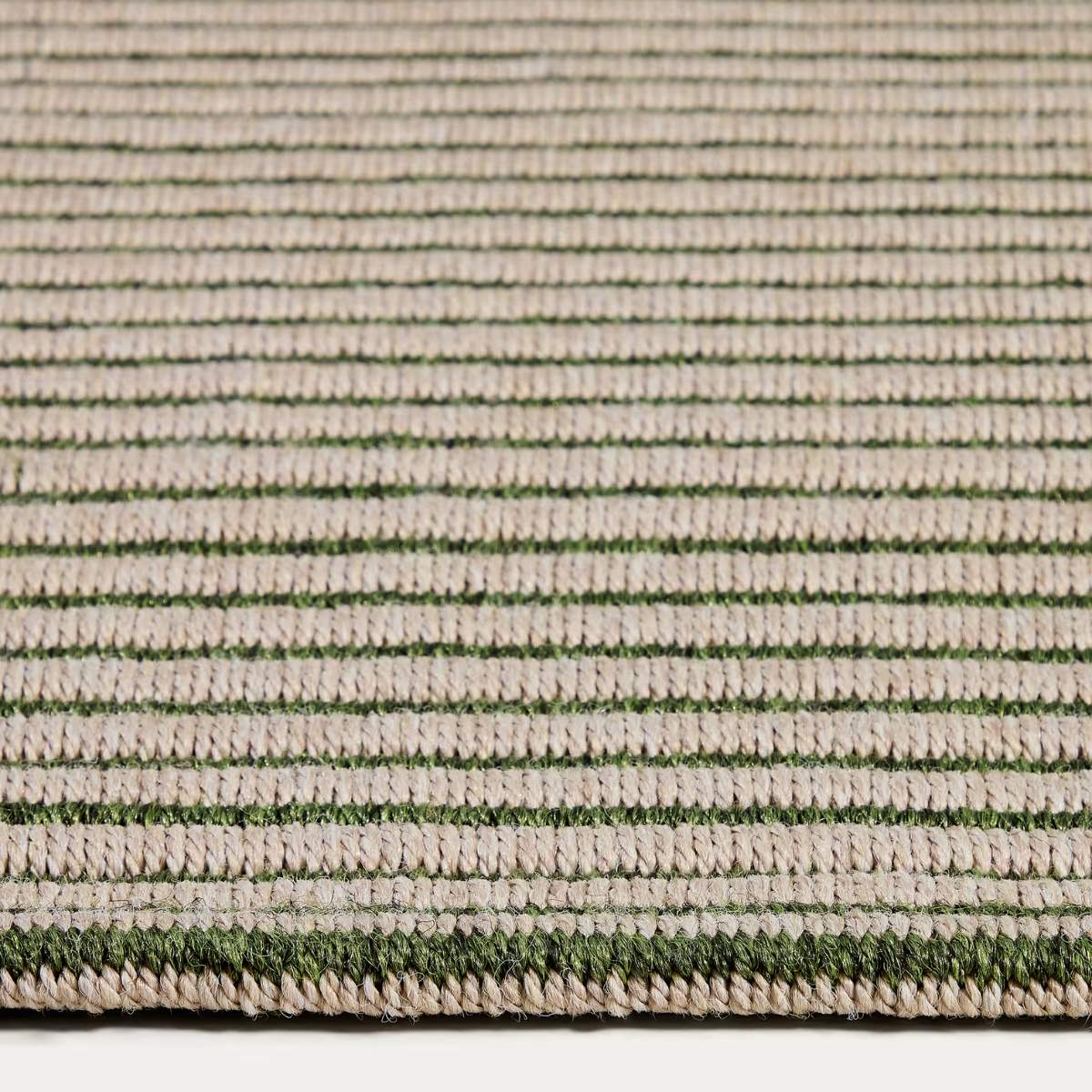 Kave Home Ardelia green and beige synthetic fibre rug 200 x 300cm