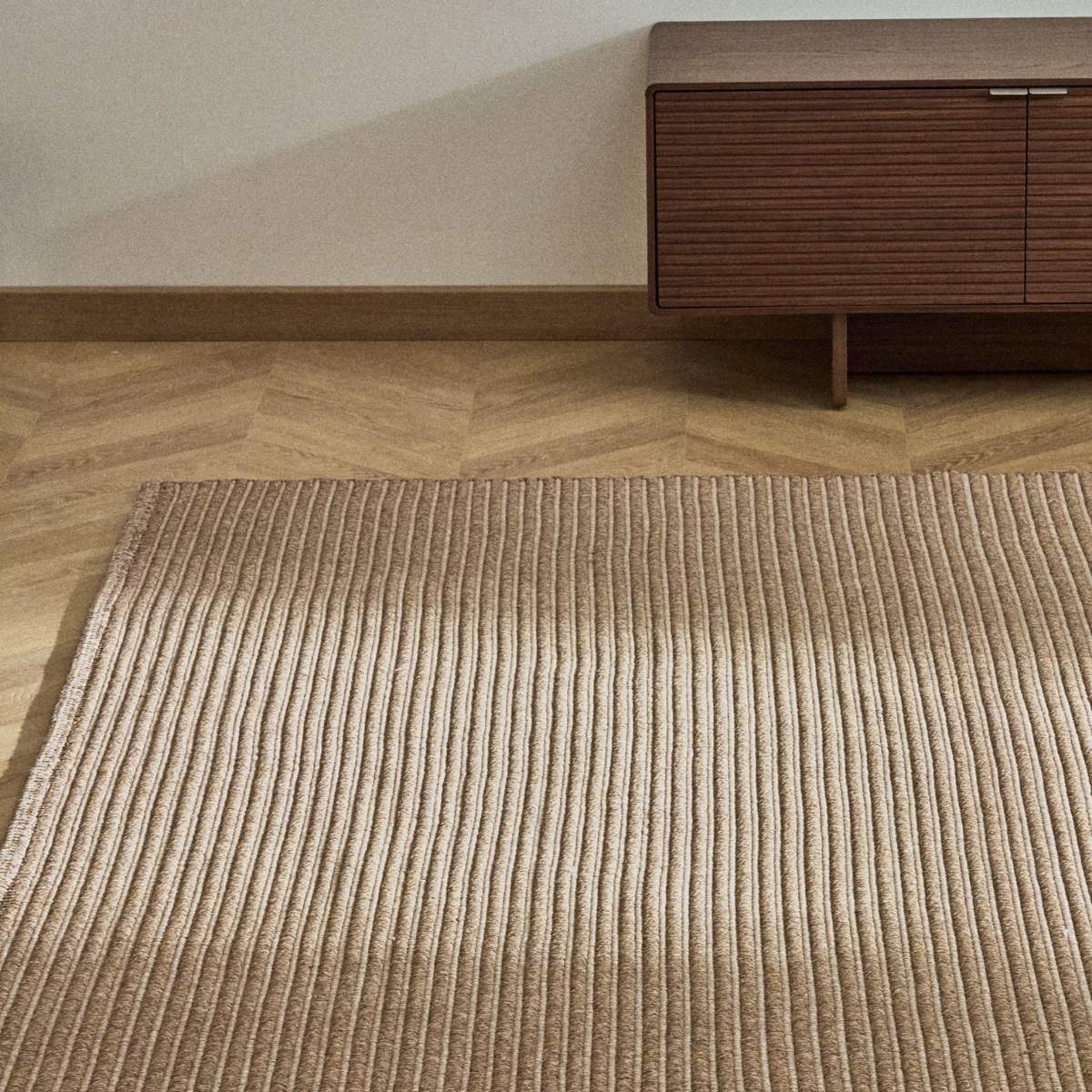 Kave Home Rug Ardelia in synthetic fibers beige 160 x 230 cm