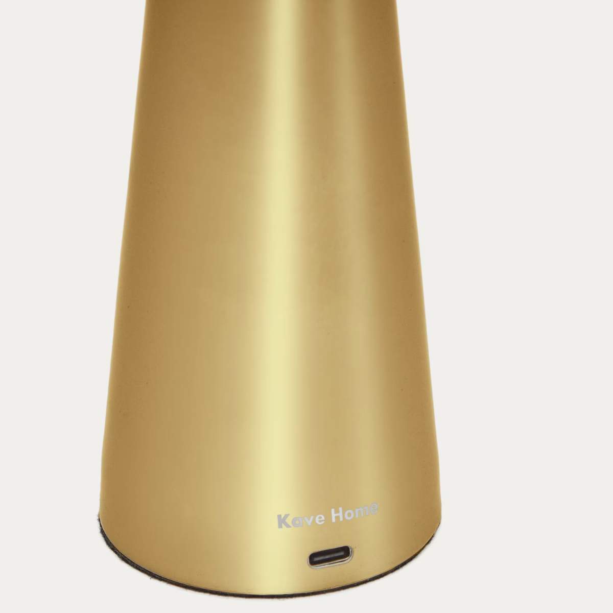 Kave Home Arenys small table lamp in metal with a shiny silver finish
