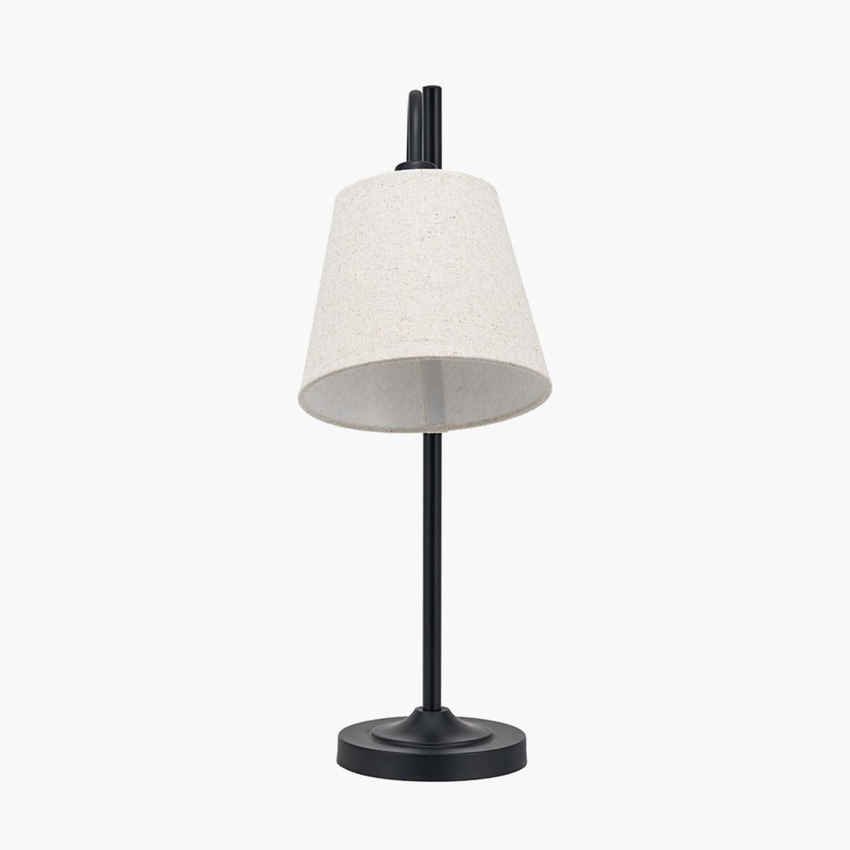 Pacific Lifestyle Ari Black Metal Curved Arm Table Lamp