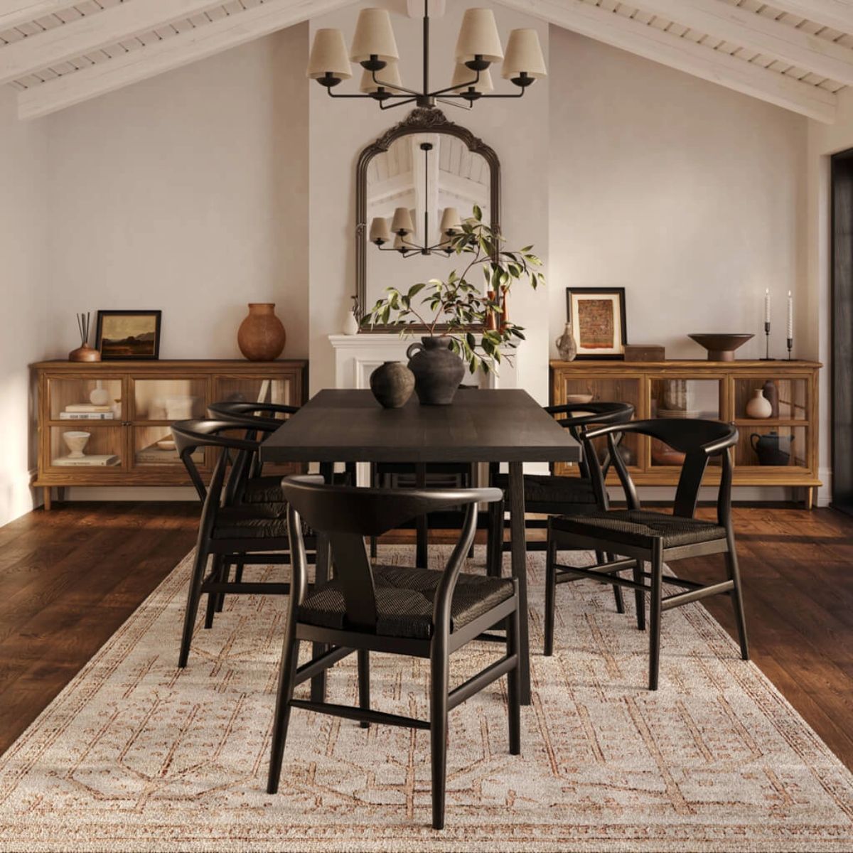 HO+ME Aries Black Dining Chair