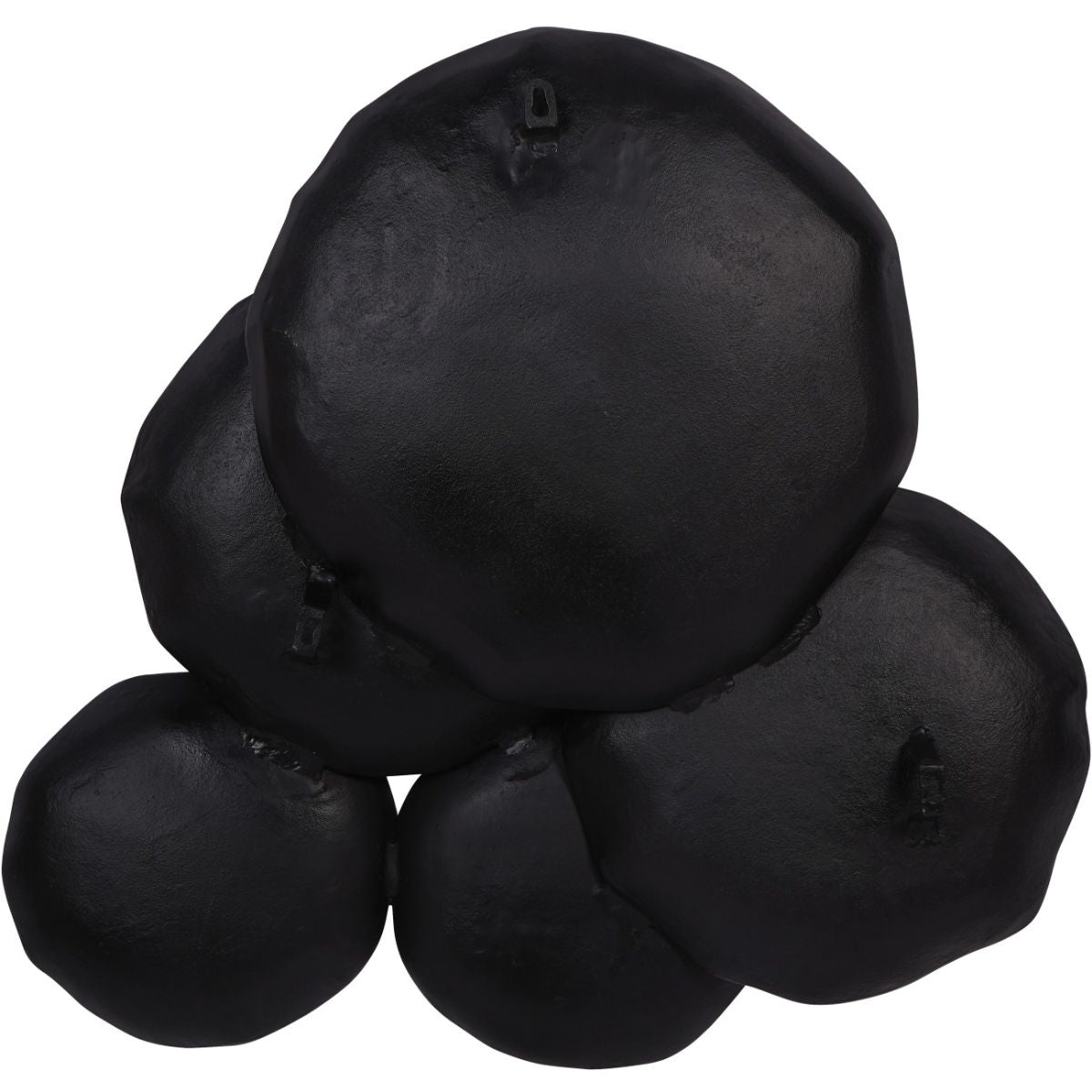 Libra Interiors Arlow 5 Disc Black Metal Wall Art
