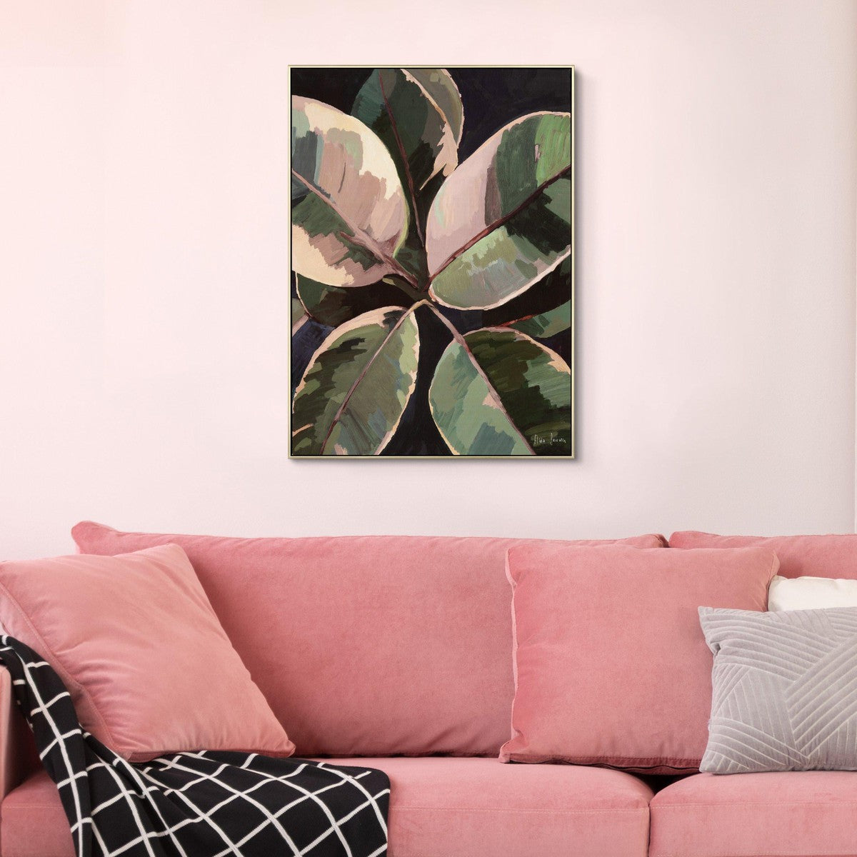 Art Marketing ‘Ficus’ Framed Wall Art - 52 x 72cm