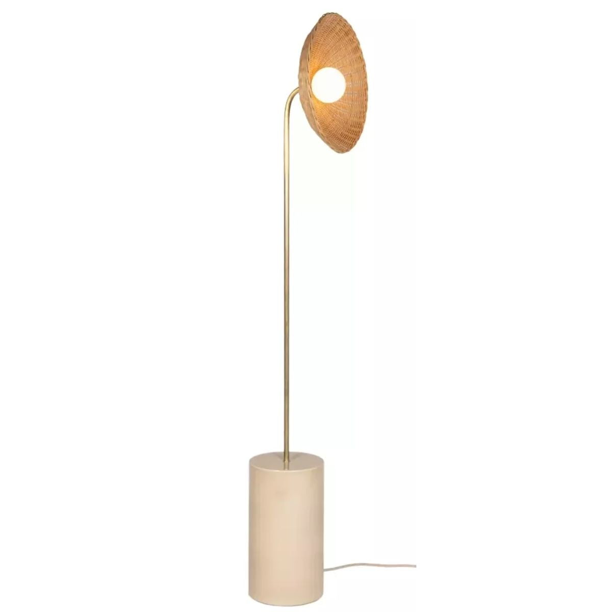 Vincent Shepherd Arvin Ceramic Floor Lamp Curved