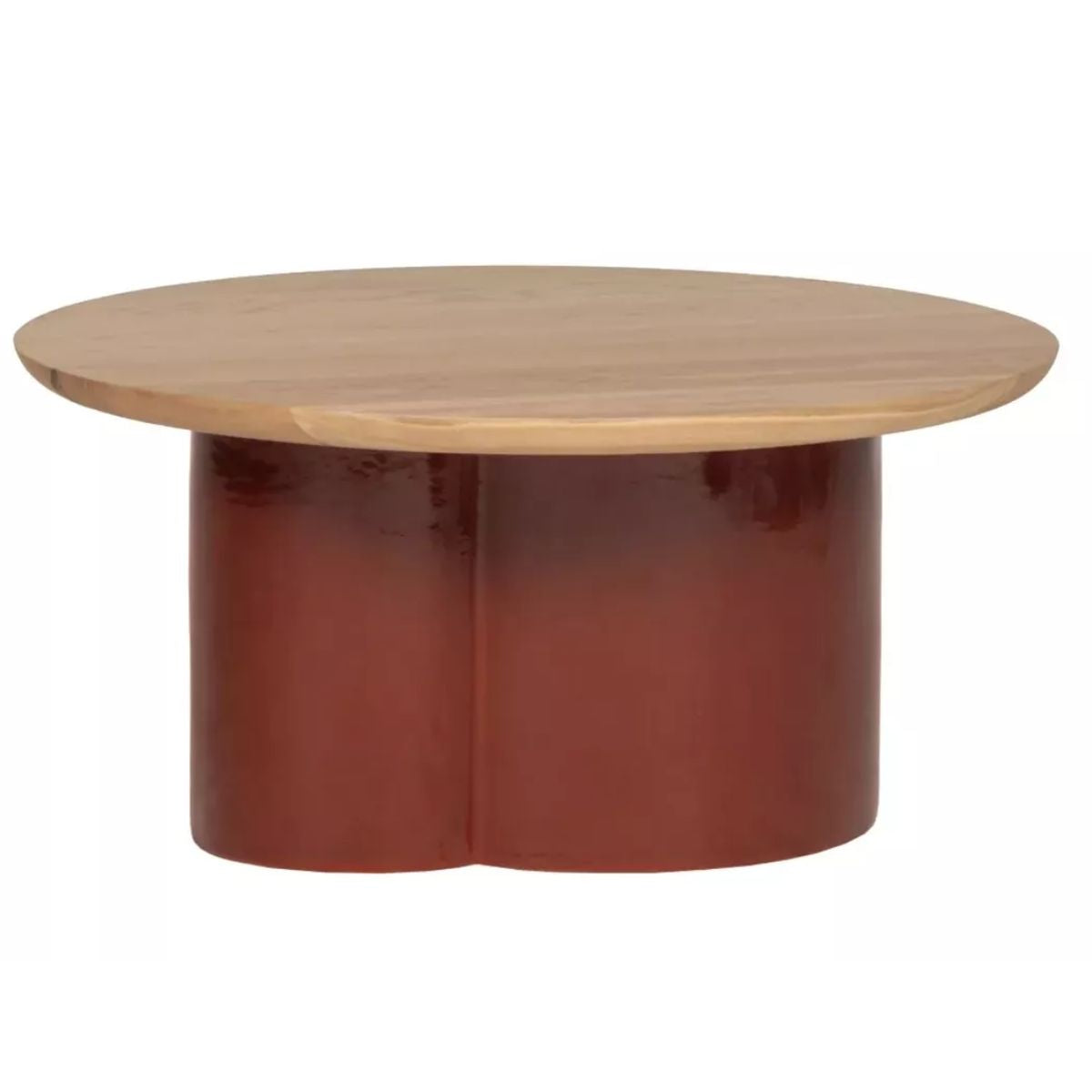 Vincent Shepherd Arvin Ceramic & Oak Coffee Table