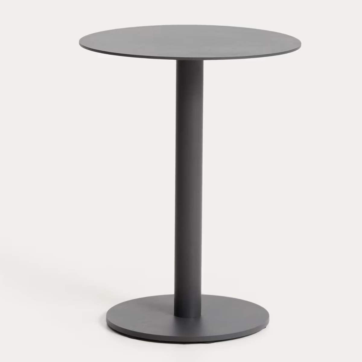 Kave Home Asinara beige aluminium side table Ø40cm
