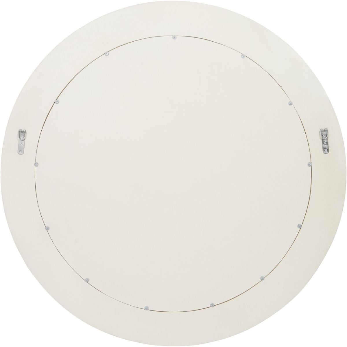 Libra Interiors Aspen Bone Inlay Round Mirror 100cm