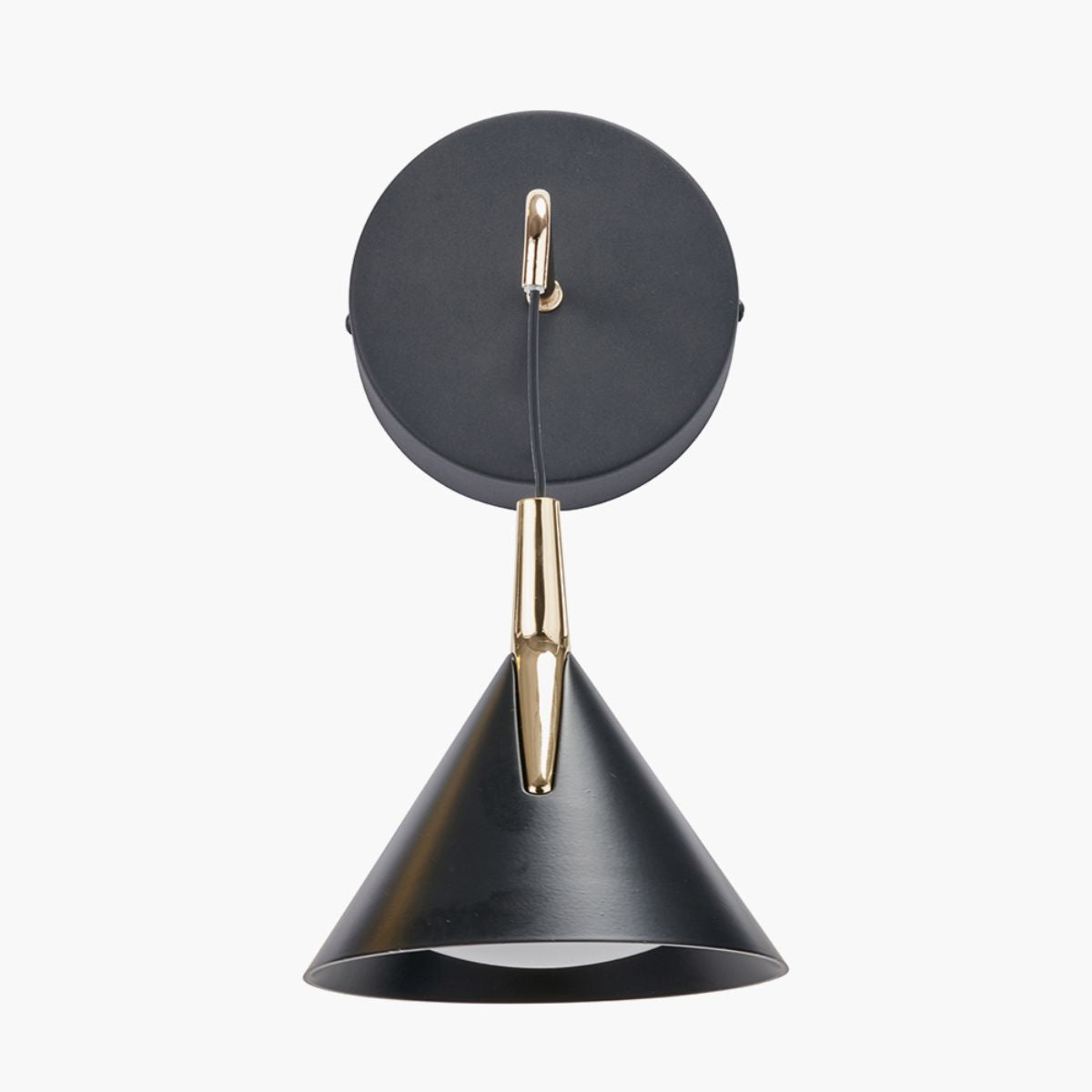 Pacific Lifestyle Astarion Matt Black and Gold LED Wall Light
