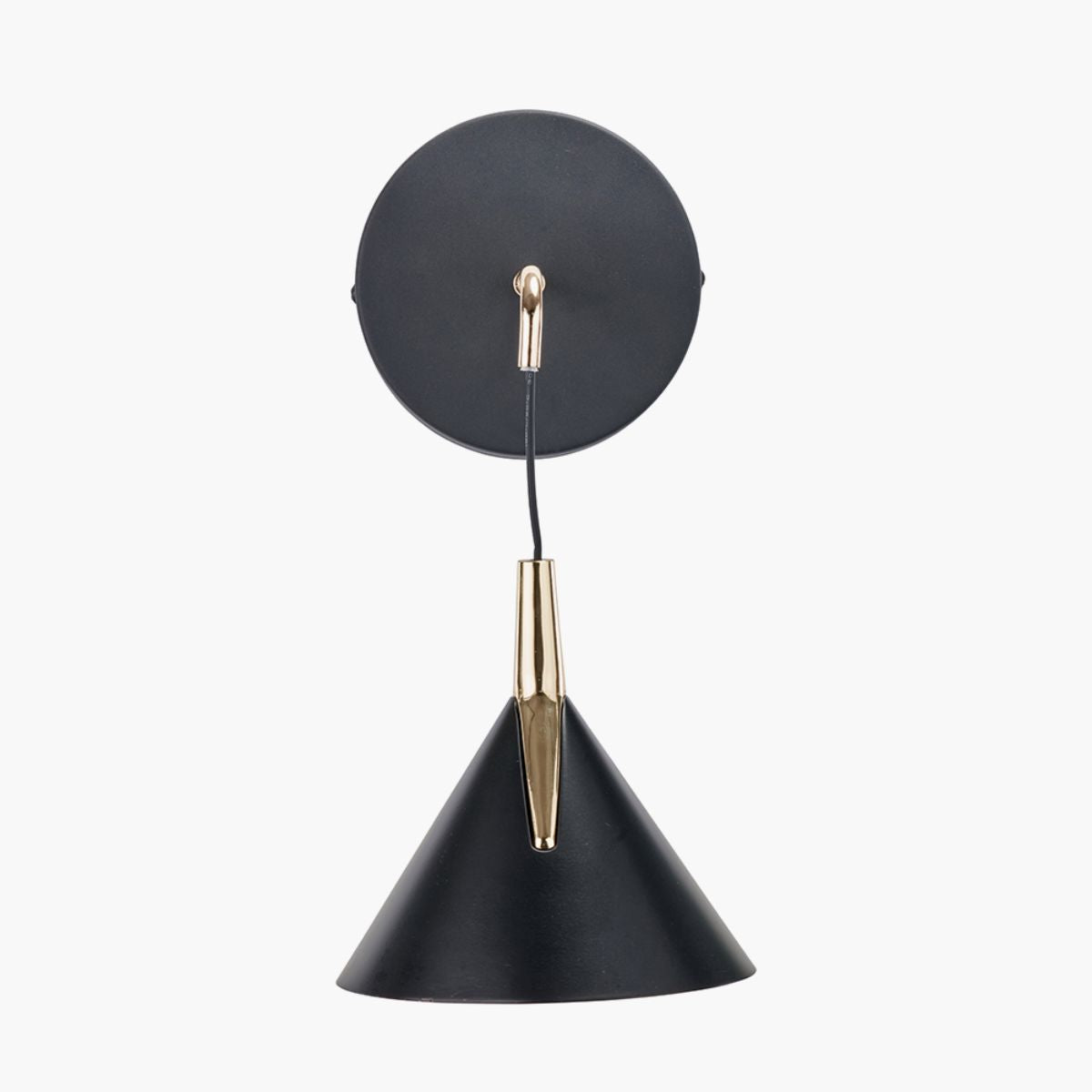 Pacific Lifestyle Astarion Matt Black and Gold LED Wall Light