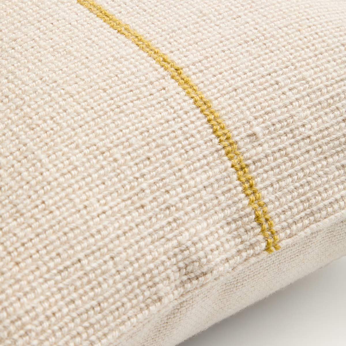 Kave Home Atima yellow 100% PET jacquard cushion cover 45 x 45cm