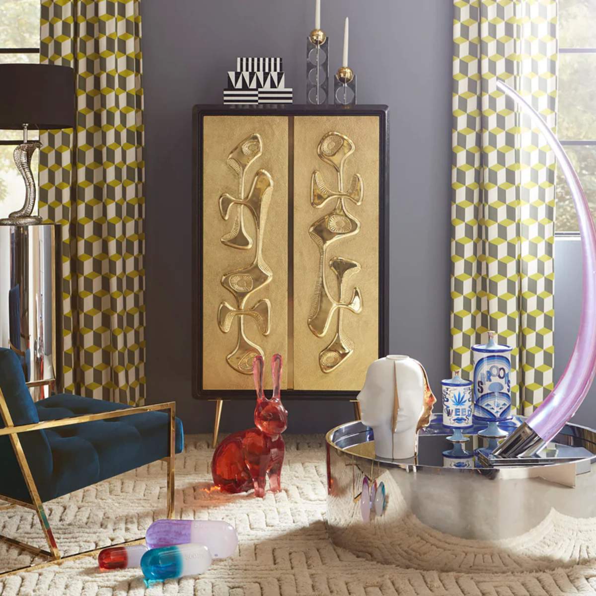 Jonathan Adler Atlas Split Vase