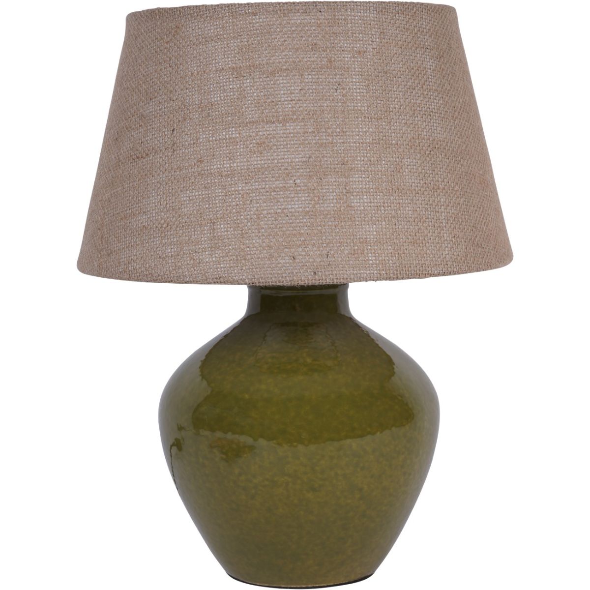 Libra Interiors Aubrey Green Ceramic Table Lamp E27 60W