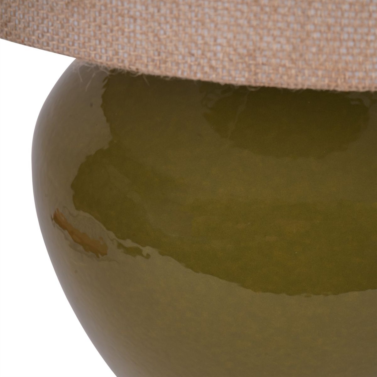 Libra Interiors Aubrey Green Ceramic Table Lamp E27 60W