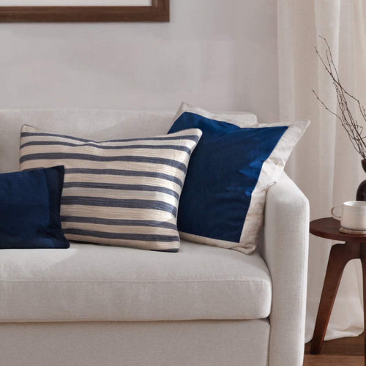 Furn Auden Linen Velvet Cushion