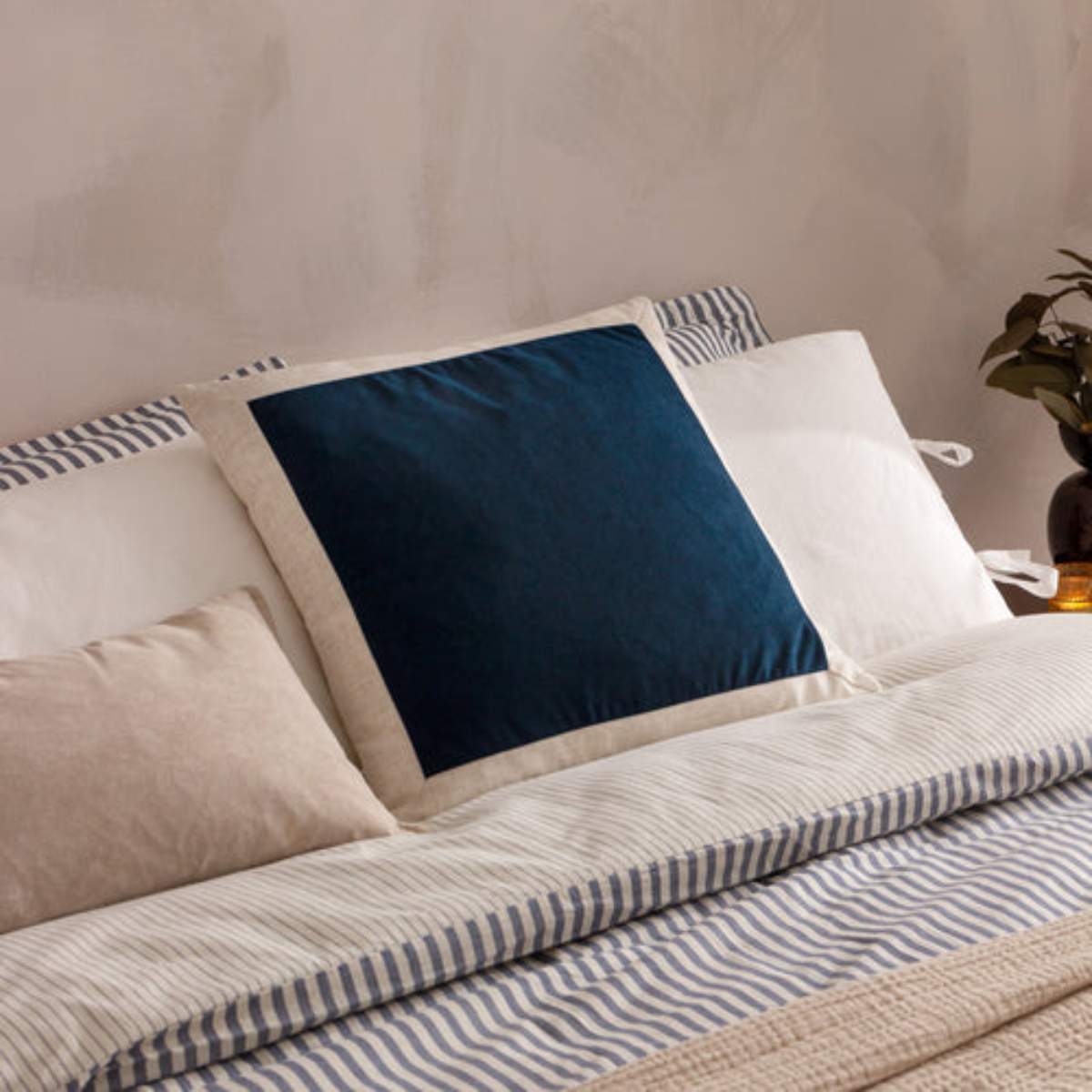 Furn Auden Linen Velvet Cushion